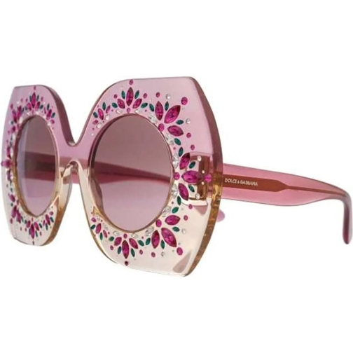 Dolce&Gabbana Sonnenbrille Dolce & Gabbana Limited Edition Crystal Sunglasses rose