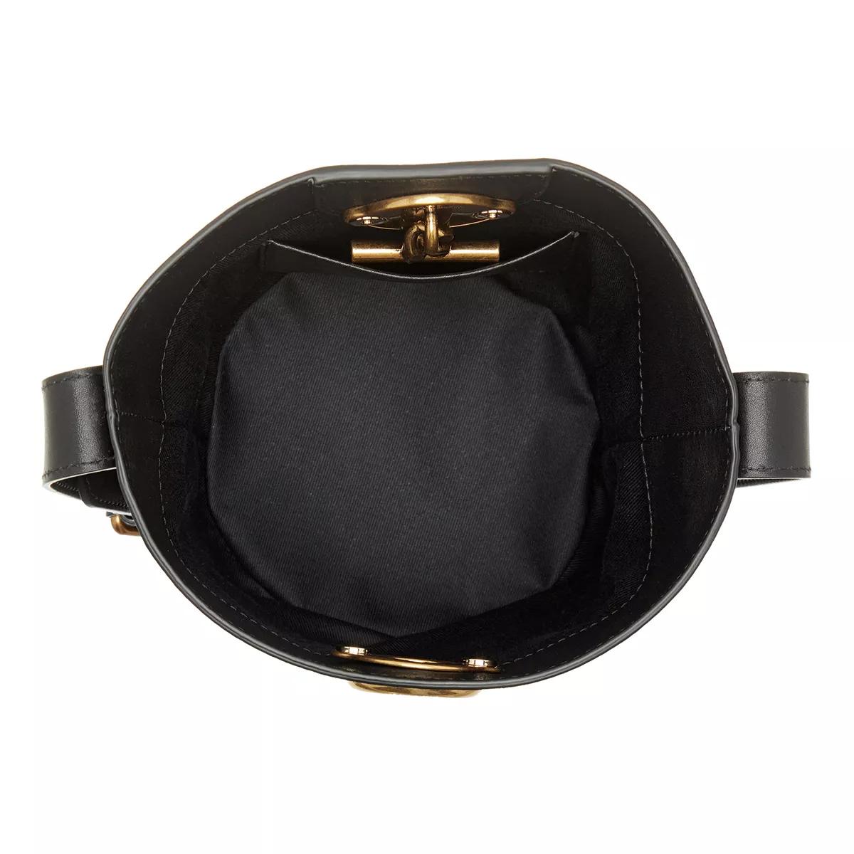 Thumbnail - Moschino Crossbody Bags - Metal Toggle Shoulder Bag - Gr. unisize - in Schwarz - für Damen