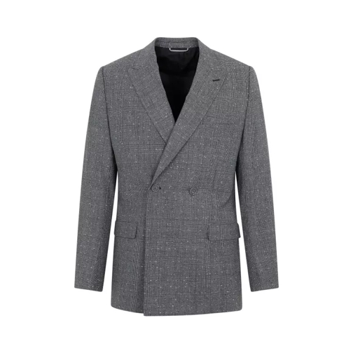 Christian Dior Grey Virgin Wool Jacket Grey 