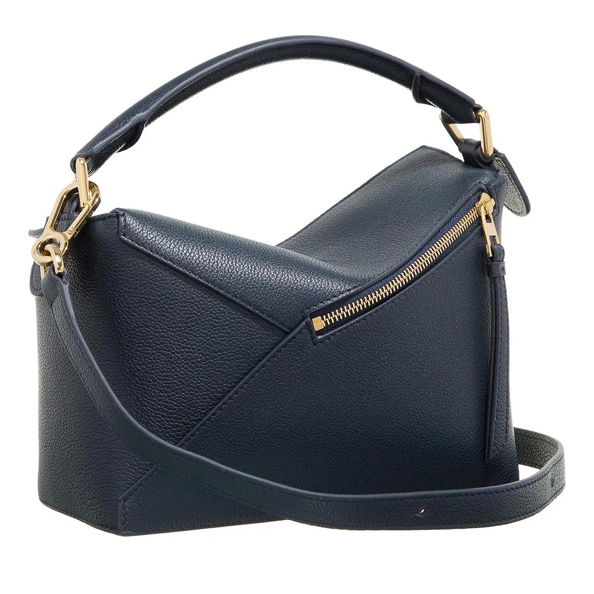 Loewe Shoppers & Totes Puzzle Edge Small Bag in blauw