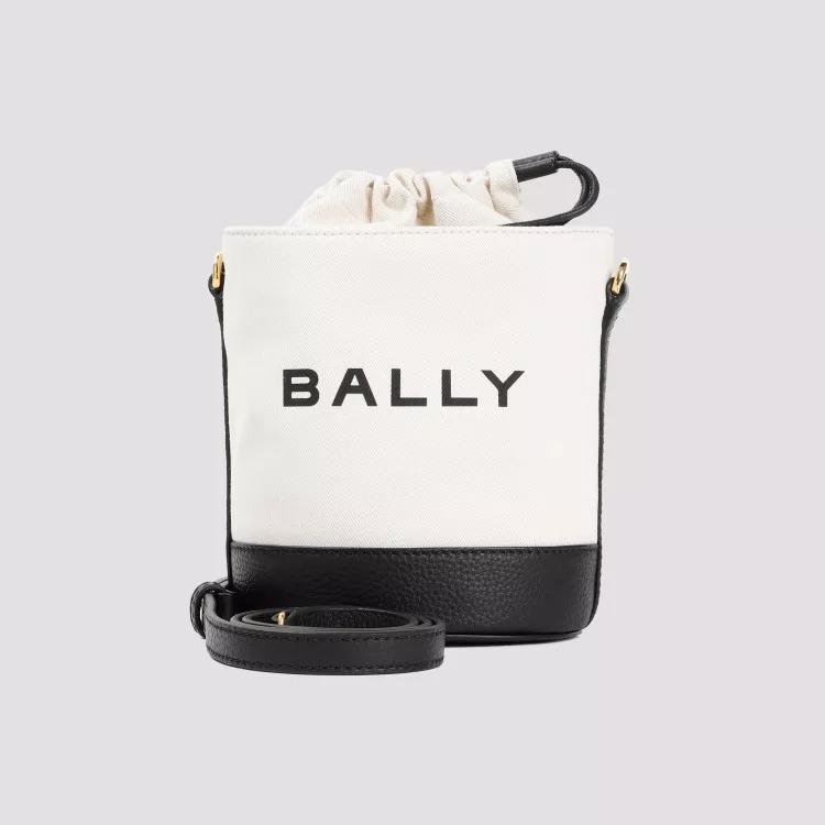 Bally Bucket bags Natural White Organic Cotton Bucket Bag in wit