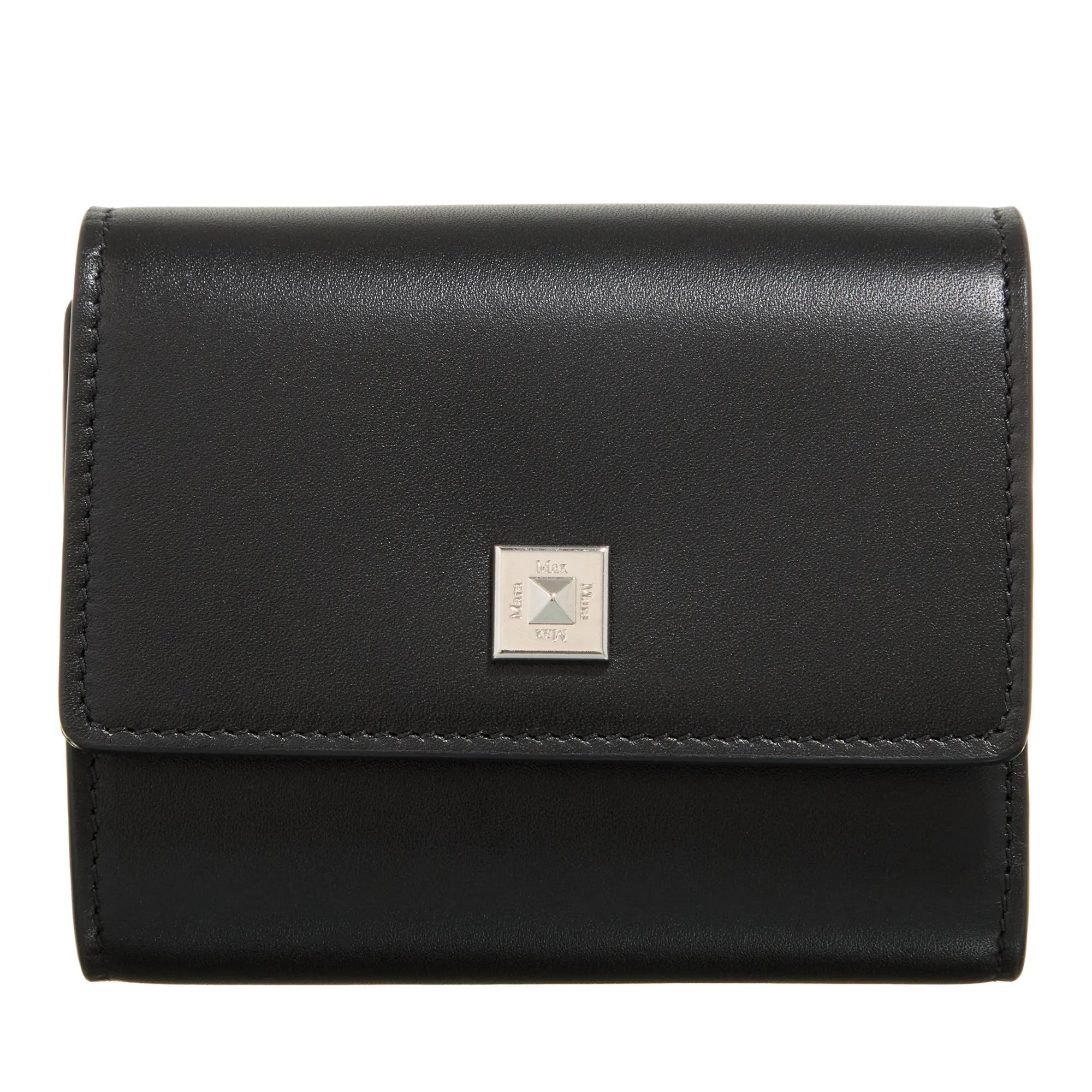 Max Mara Portemonnaie - Compact Wallet - Gr. unisize - in Schwarz - für Damen