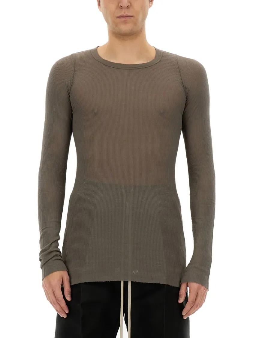 Thumbnail - Rick Owens - Slim Fit T-Shirt - Größe L - grau