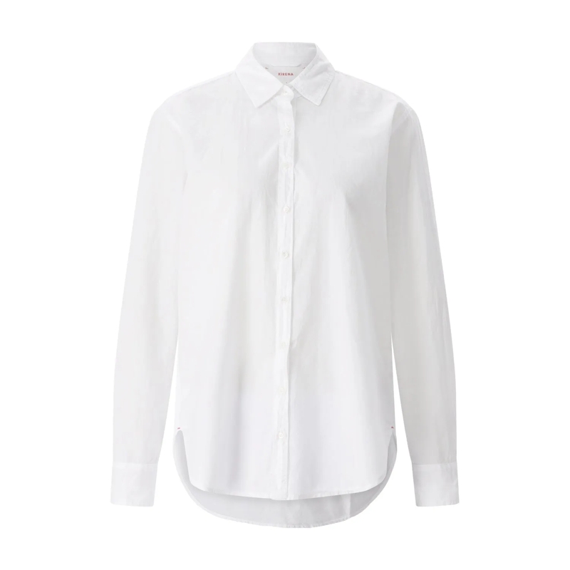 XIRENA Blouse Hemdbluse Beau Weiß