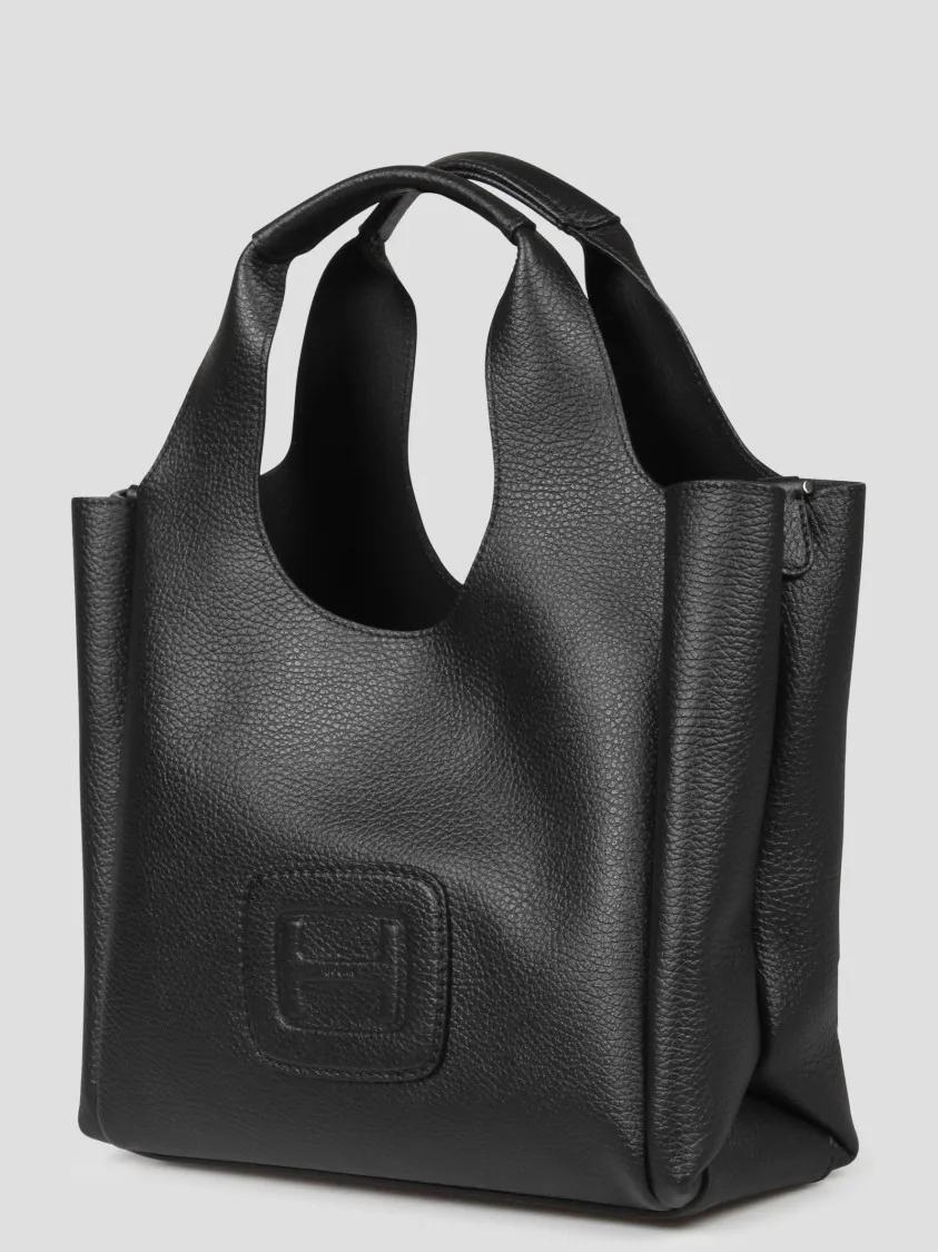 Hogan Totes & shoppers Tote H-Bag in zwart