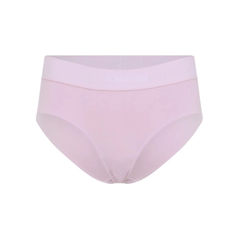 Tom Ford  Seamless Modal Blend Briefs With Subtle Branding Pink