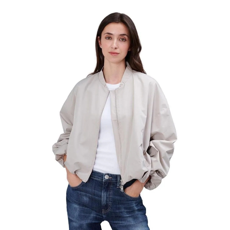 True Religion Daunenjacke - Lange Ärmel- Kastenförmiger Schnitt- Verstellb beige(Image 3)