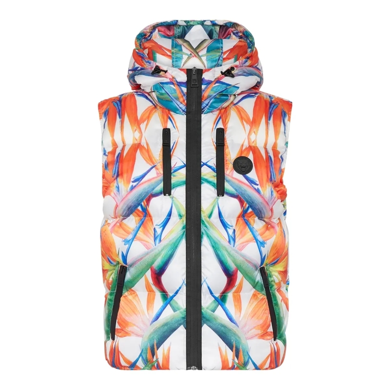 Plein Sport Weste Weste Flowers weiss