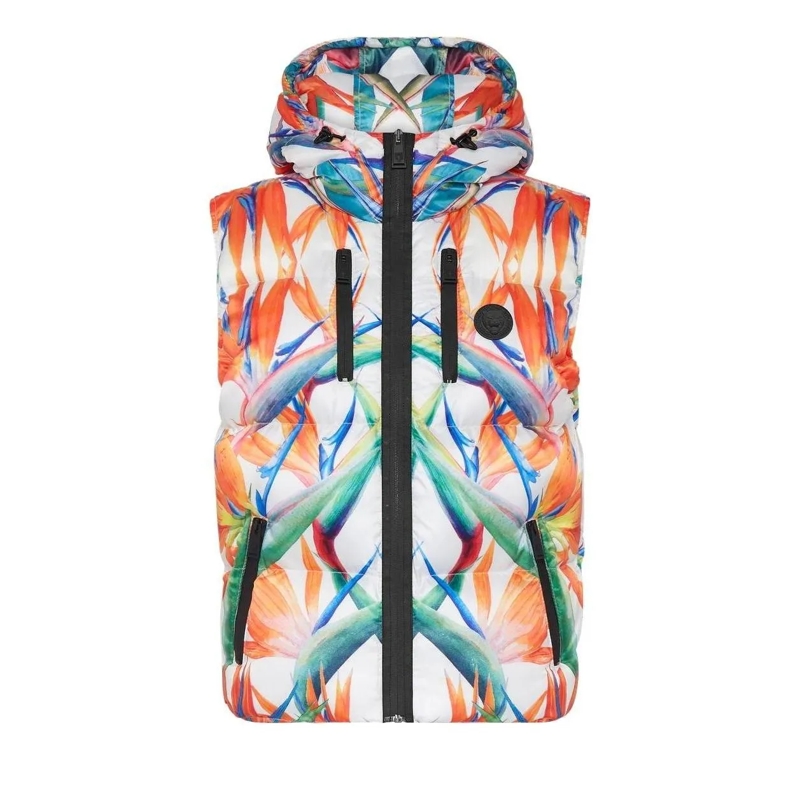 Plein Sport Weste Weste Flowers weiss