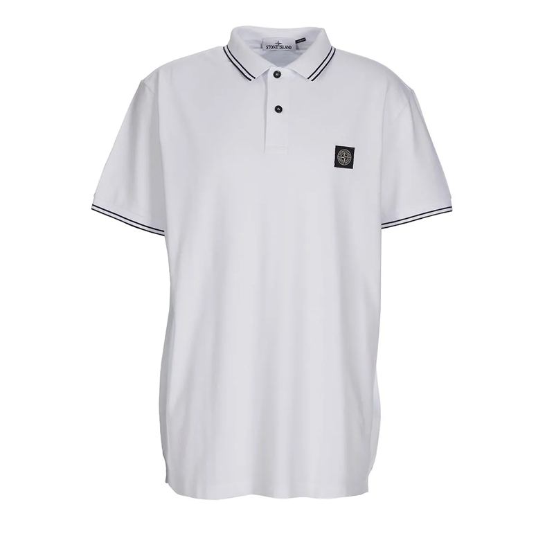 Stone Island Polohemd SS Polo-Shirt weiß