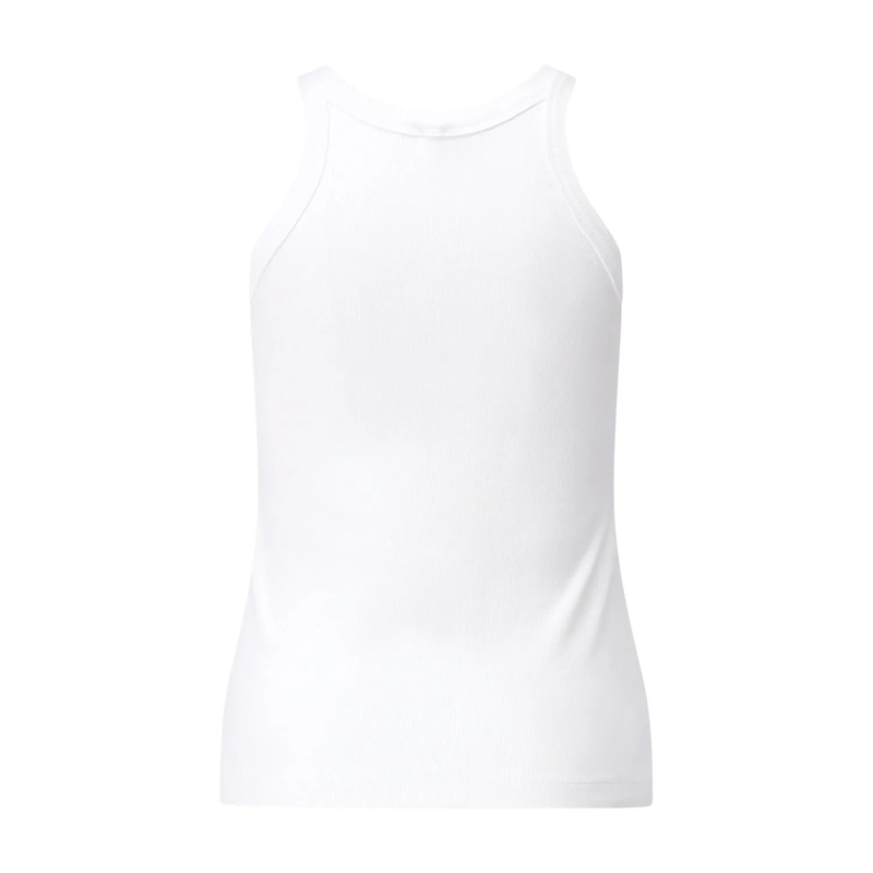 TOTEME Top Geripptes Tanktop weiß(Image 2)