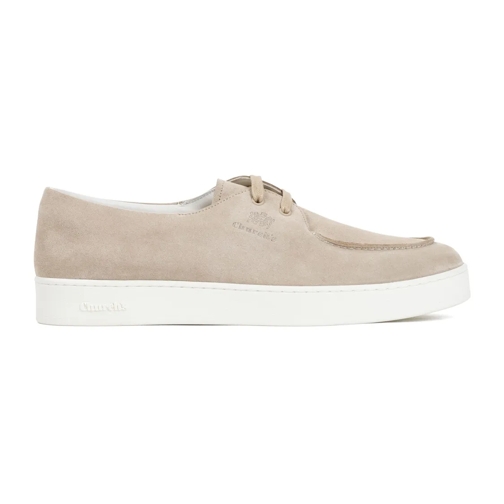 Church's Schnürschuhe Desert Beige Calf Leather Longsight 2 Lace Up Grey