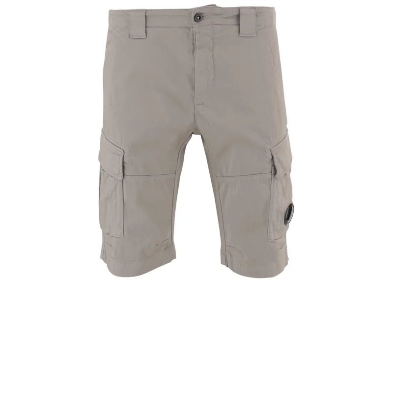 CP Company  Stretch Cotton Shorts Grey