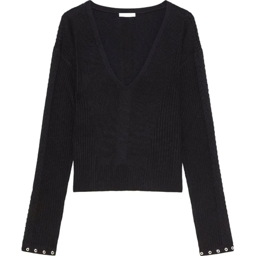 Patrizia Pepe Sweatshirts Patrizia Pepe Sweaters Black schwarz