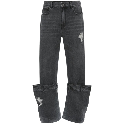 J.W.Anderson Jeans Distressed Bucket Jeans Grey