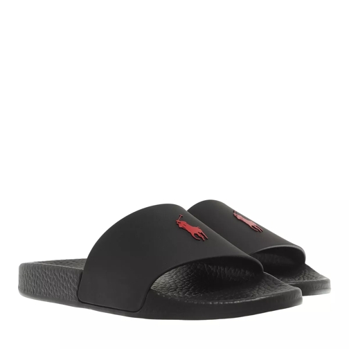 Polo Ralph Lauren Eva Pool Slide Black/Red Slip-in skor