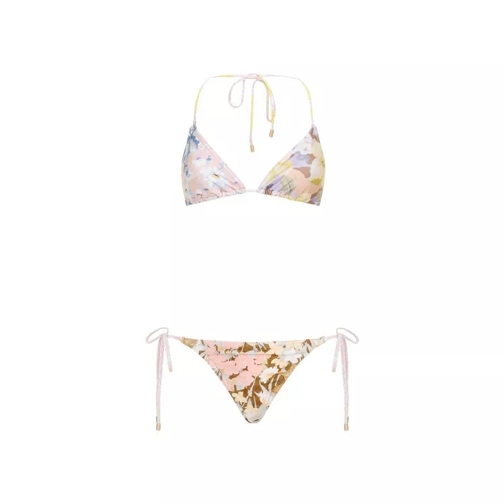 Zimmermann  Pop Mini Triangle Bikini Neutrals