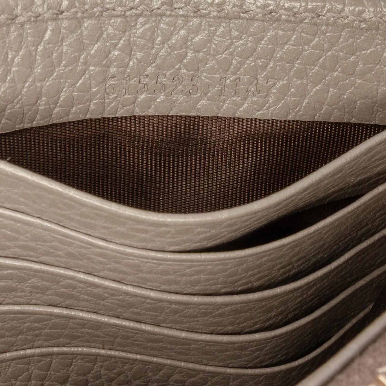 Thumbnail - Gucci Hobo Bags - Interlocking G Dollar Calfskin Wallet on Chain - Gr. unisize - in Grau - für Damen