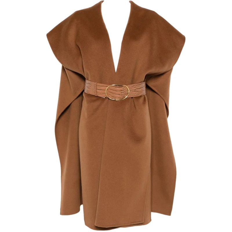 Elisabetta Franchi Veste de transition Coats Brown braun