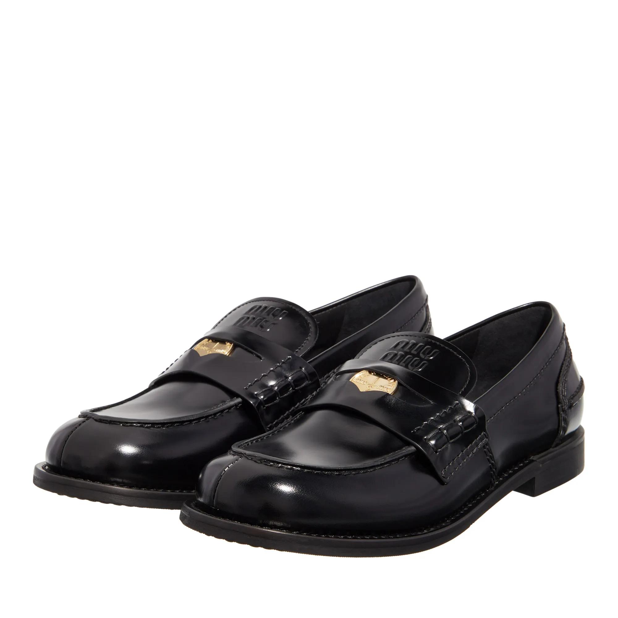 Miu Miu Loafers & Ballerinas - Classic Penny Loafer - Gr. 36 (EU) - in Schwarz - für Damen