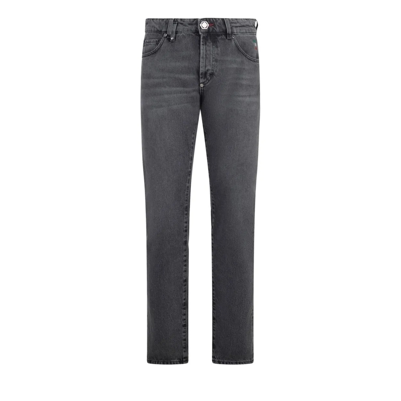 Philipp Plein Jeans Das Basismodell der 5-Pocket-Jeans zeichnet sich d grau