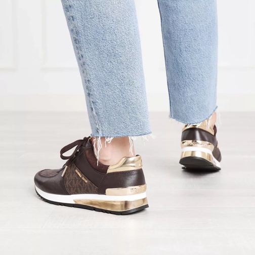 MICHAEL Michael Kors Low-Top Sneaker Allie Wrap Trainer Brown (Image 2)
