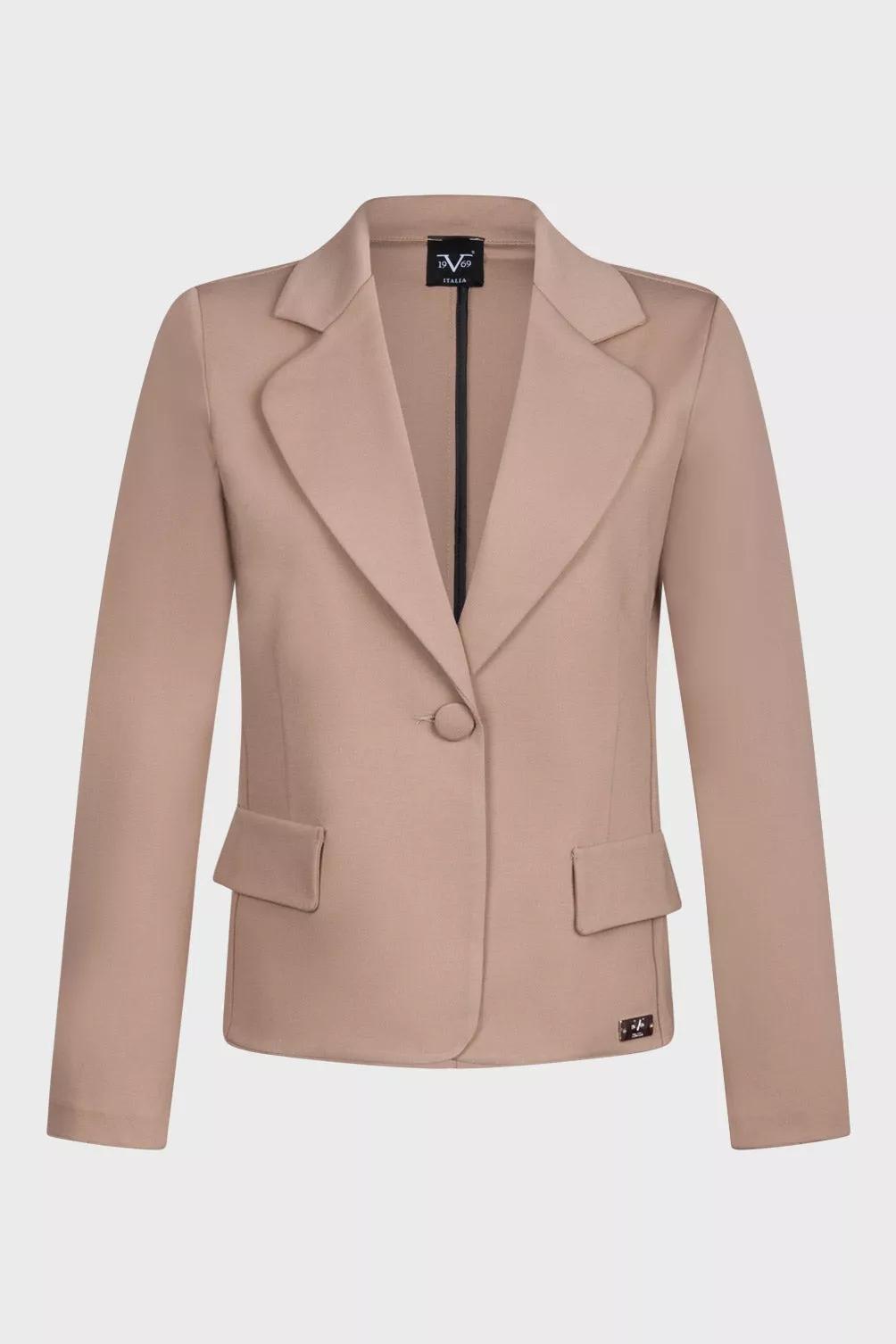 19V69 Italia - 19V69 Italia Womens Blazer Beige ROMA PR BEIGE 464 - Größe M -