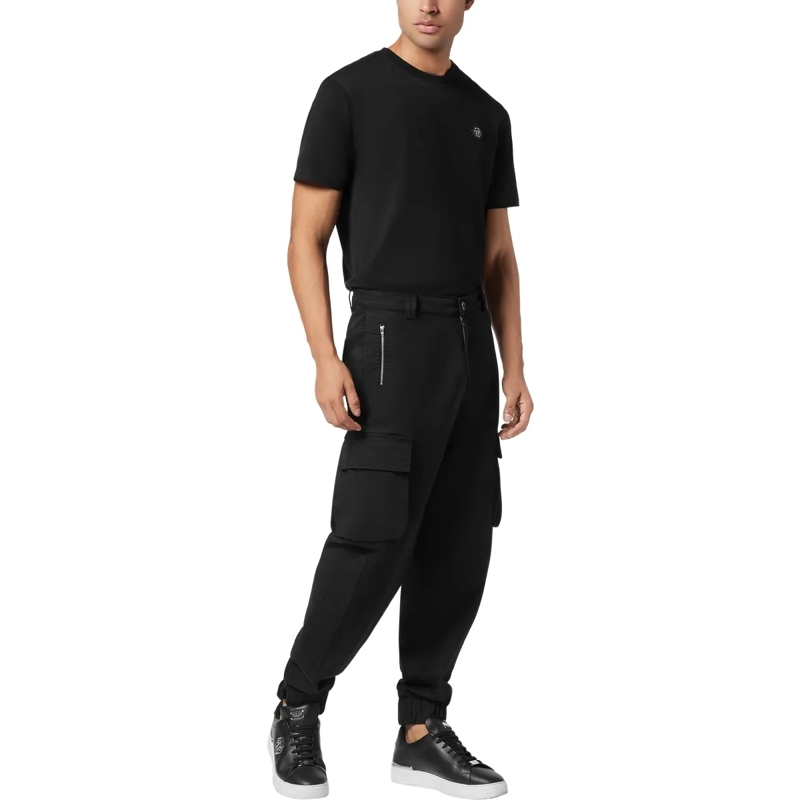 Philipp Plein Cargohose Long Trousers Cargo Fit schwarz(Image 4)