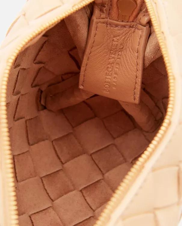 Bottega Veneta Crossbody bags Mini Loop Leather Shoulder Bag in bruin