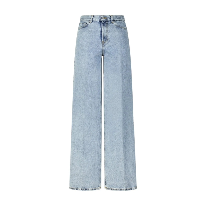 TOTEME Jeans Wide-Leg Jeans Blau