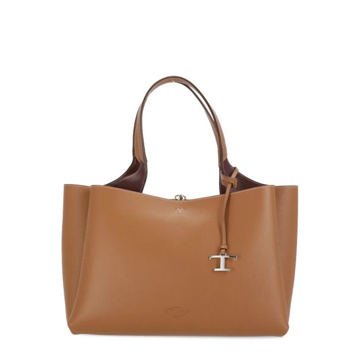 Tod s Leather Shoulder Bag Brown Schultertasche