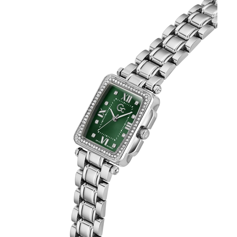 GC Quarzuhr Quarz-Analoguhr Gc Plaza silber(Image 4)