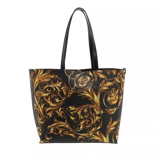 Versace Jeans Couture Shopping Bag Black Gold Borsa da shopping