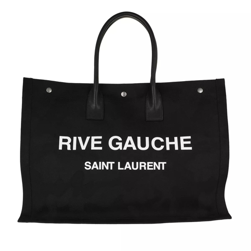 Saint Laurent Rive Gauche Tote Bag Black/White Shopping Bag
