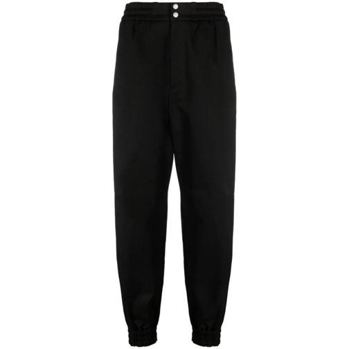 Alexander McQueen Printed Trousers Black 