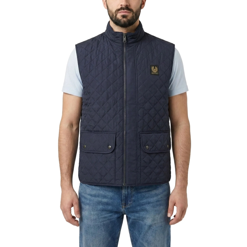 Belstaff Weste Weste mit Logo blau(Image 2)