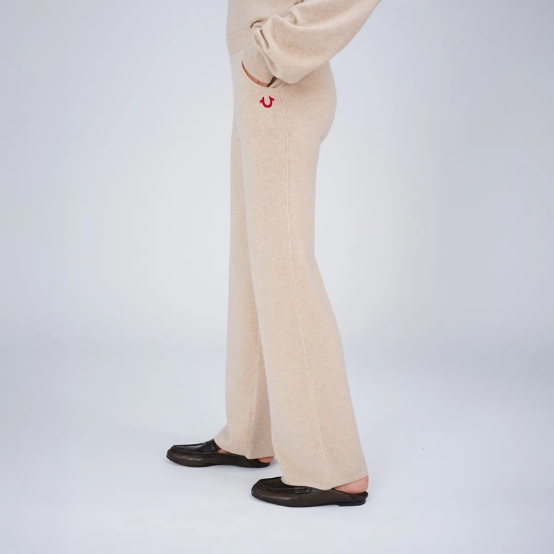 True Religion Jogginghose - Elastischer Bund- Gerades Bein- Verschlusslos beige(Image 5)