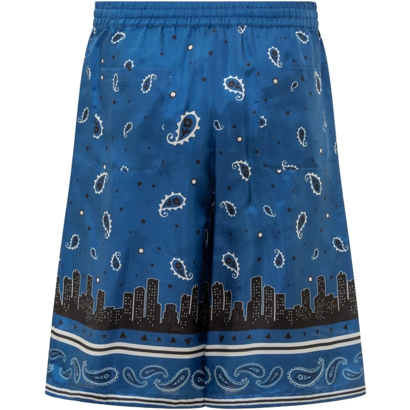 Off-White Shorts Shorts con Motivo Bandana blau(Image 2)