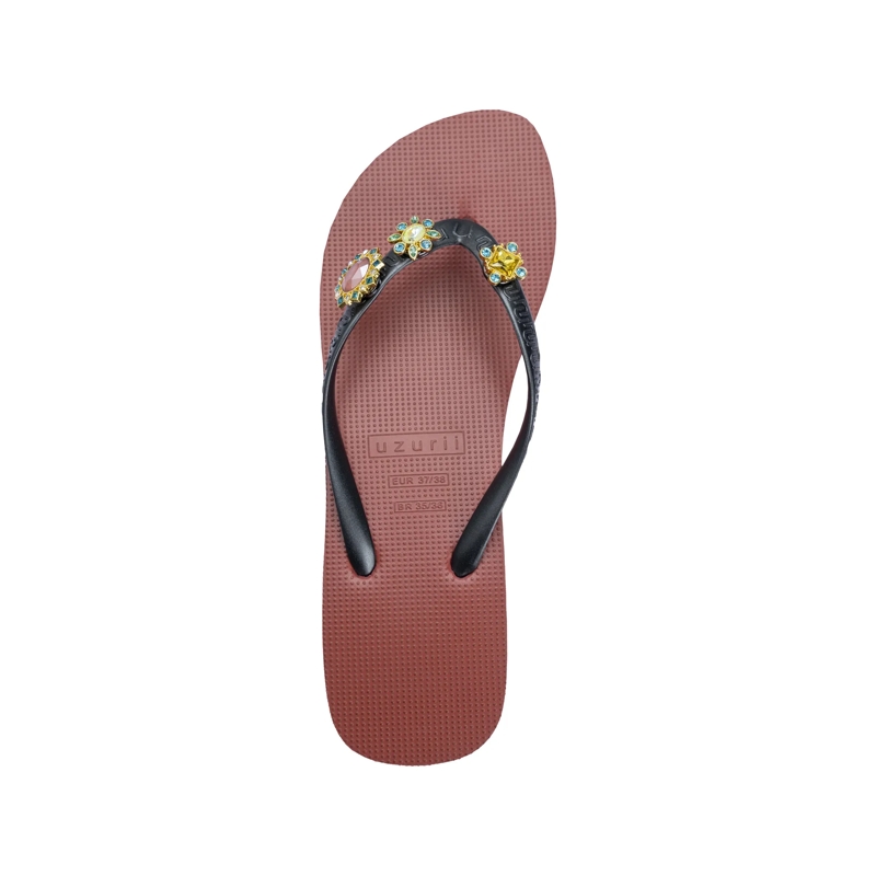 UZURII Flip Flops Zehentrenner Switch Mid Heel Red rot
