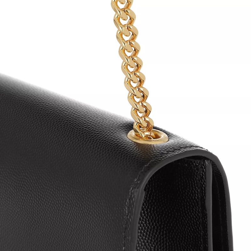 Saint Laurent Crossbody Bag Ysl New Small Kate Black Gold(Image 6)