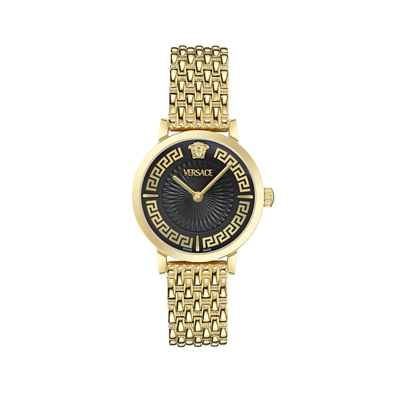 Versace Quarzuhr Quarz-Analoguhr Greca Fortuna (Wc-0A) gold