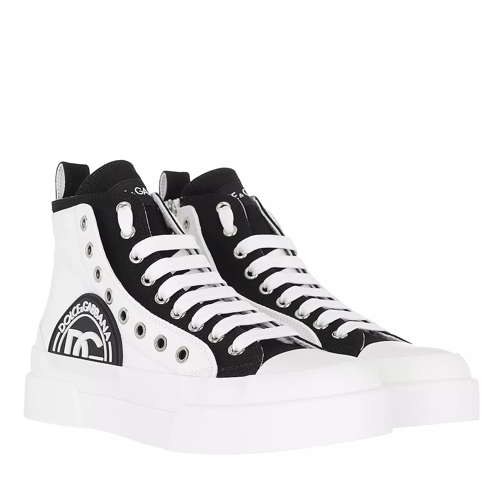 Dolce&Gabbana Portofino Mid Top Sneakers White/Black sneaker haut de gamme
