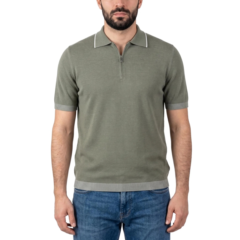 Moorer Poloshirt Poloshirt aus Baumwolle blau(Image 6)