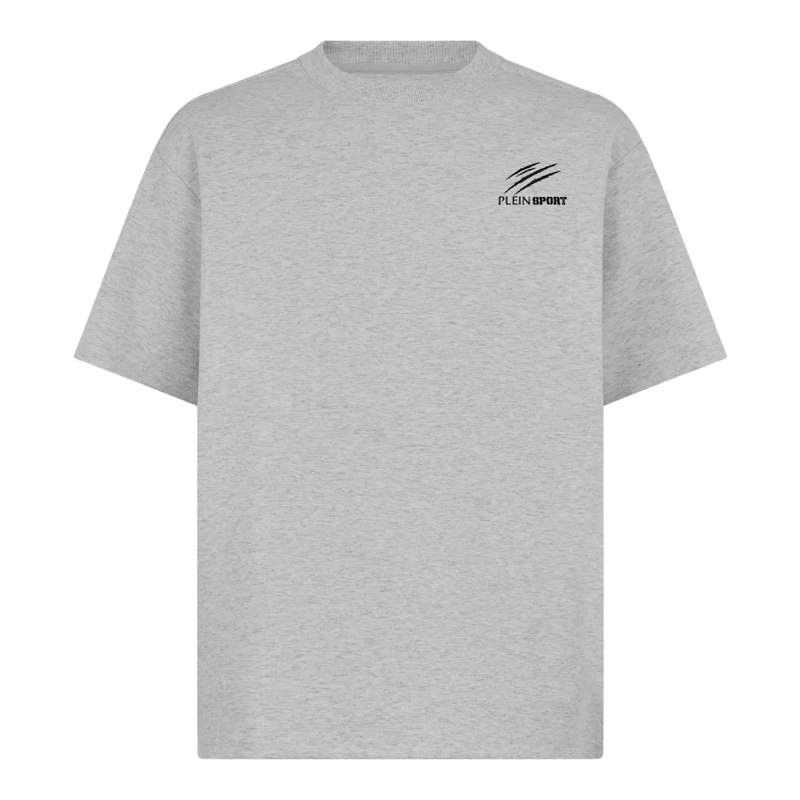 Plein Sport T-Shirt Pique Round Neck T-Shirt Icon weiss