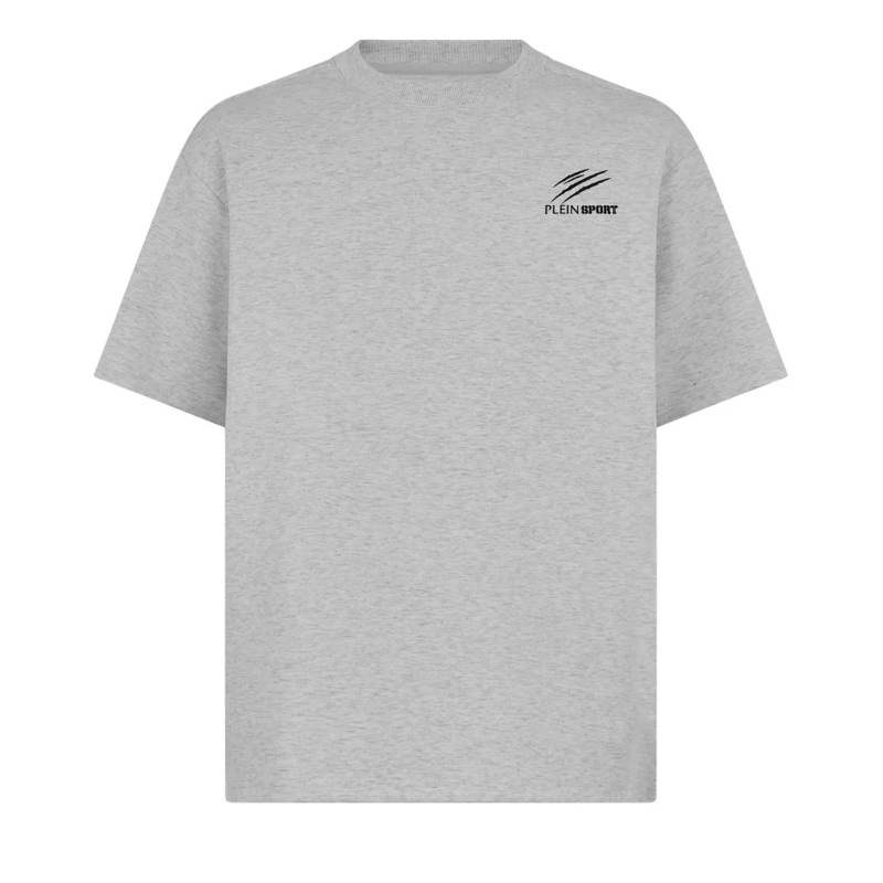 Plein Sport T-Shirt Pique Round Neck T-Shirt Icon weiss