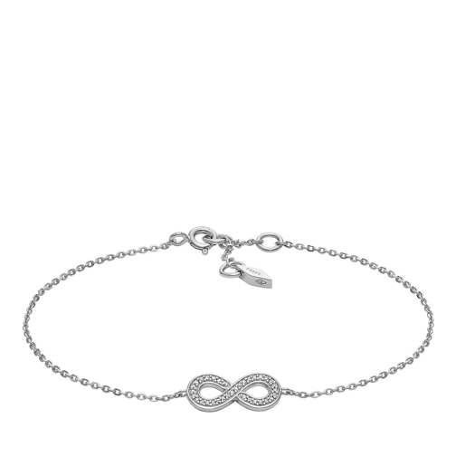 Fossil Infinity Sterling Silver Chain Bracelet Silver Armband