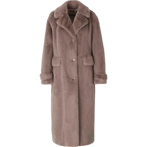 Herno Zomerjassen Faux Fur Long Coat mehrfarbig