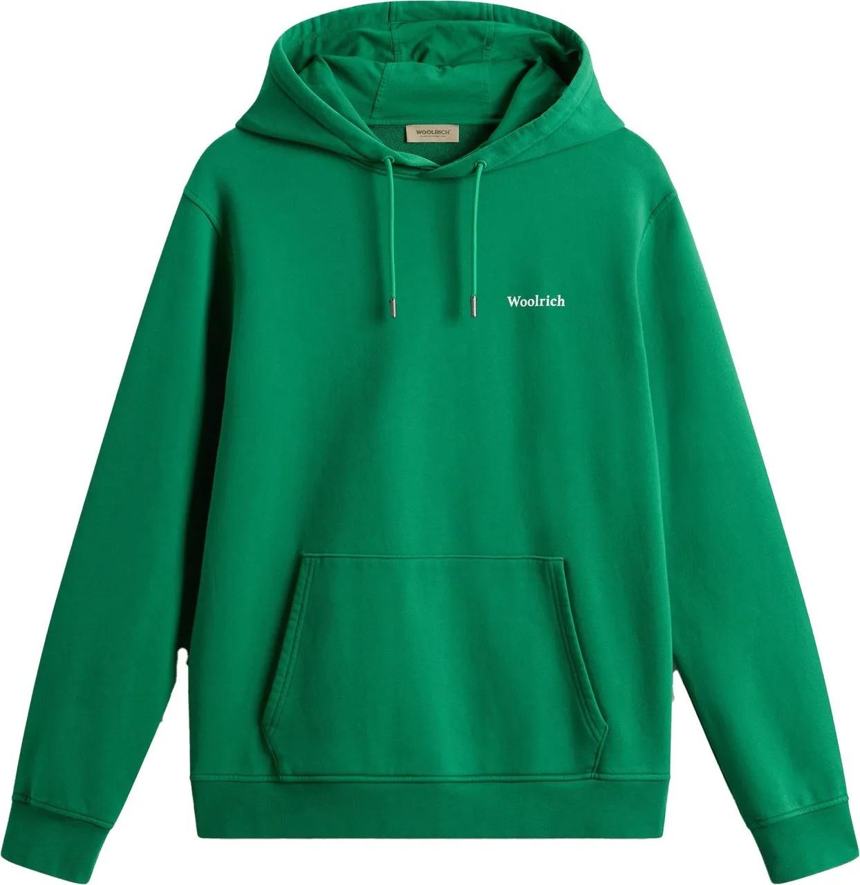 Thumbnail - Woolrich - Graphic Hoodie - Größe XL - grün