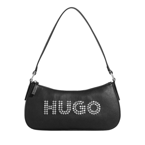 Hugo Chris Hobo Small Black Shoulder Bag