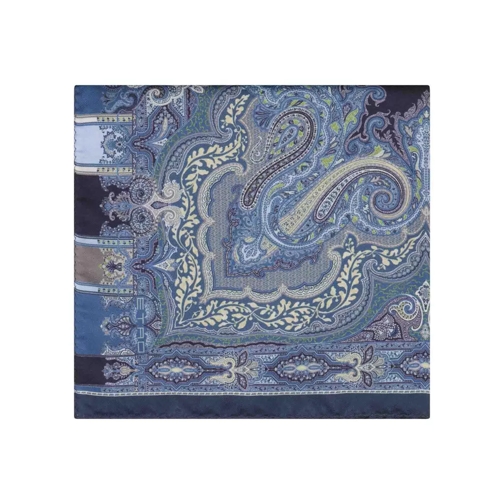 Etro Einstecktuch mit Paisley-Muster 48104275935578 Blau 